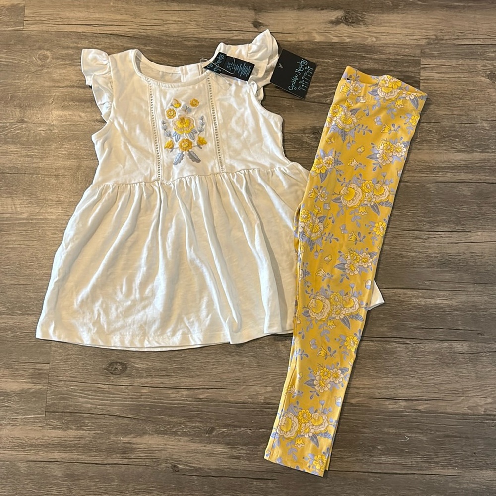 Cynthia rowley outfit nwt floral 5T
